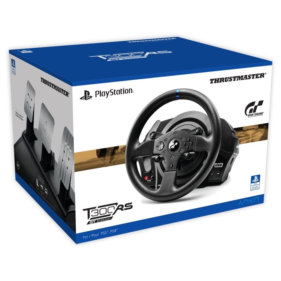 THRUSTMASTER T300 RS GT EDITION & T3PA RACING SIMULATOR STEERING WHEEL WITH PEDAL