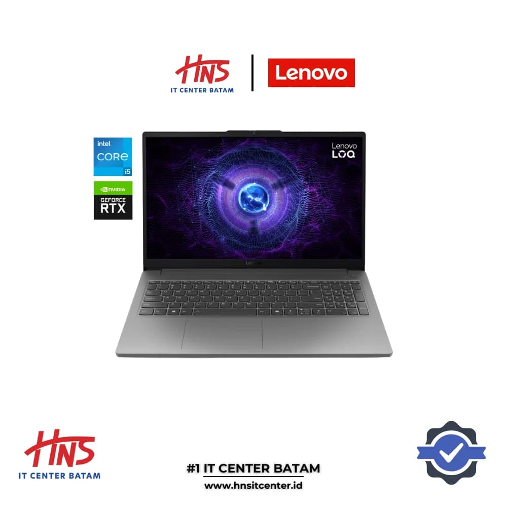 LENOVO LOQ ESSENTIAL 15IAX9E 83LK00B7ID INTEL I5-12450HX 12GB 512GB RTX3050 6GB 15.6″ FHD WIN 11 HOME + OHS 2021 + M365