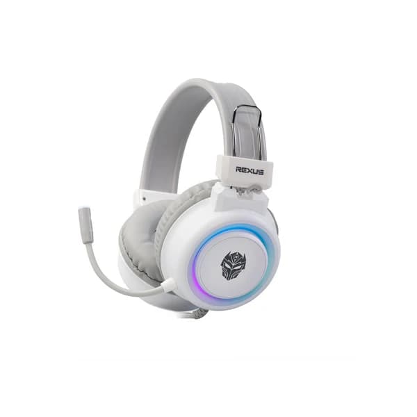 HEADSET REXUS VONIX F30 WIRED HEADSET WITH 3.5mm AUDIO JACK RGB