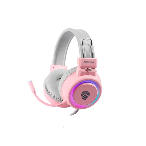 HEADSET REXUS VONIX F30 WIRED HEADSET WITH 3.5mm AUDIO JACK RGB