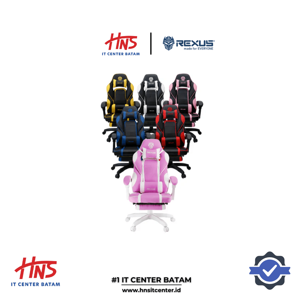 KURSI GAMING REXUS RGC R60 WITH FOOTREST