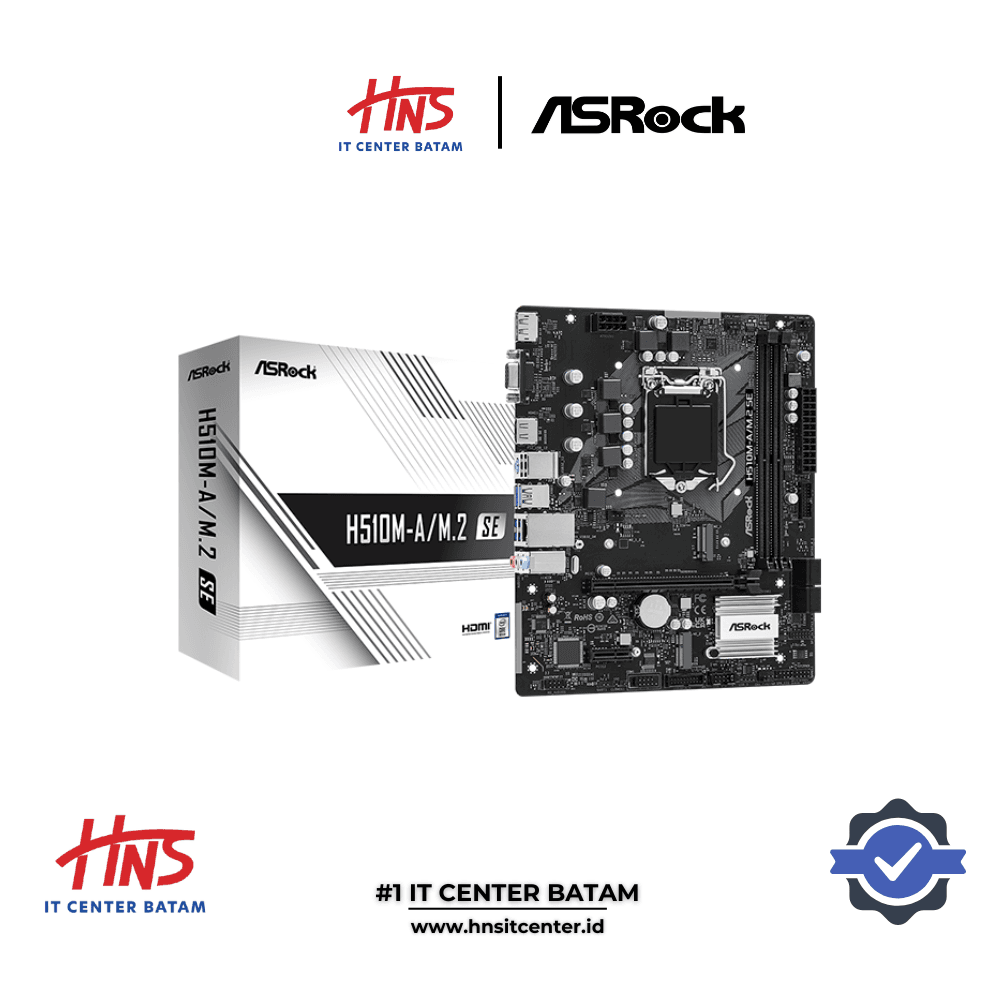 MOTHERBOARD ASROCK H510M-A/M.2 SE DDR4 LGA1200 - mATX