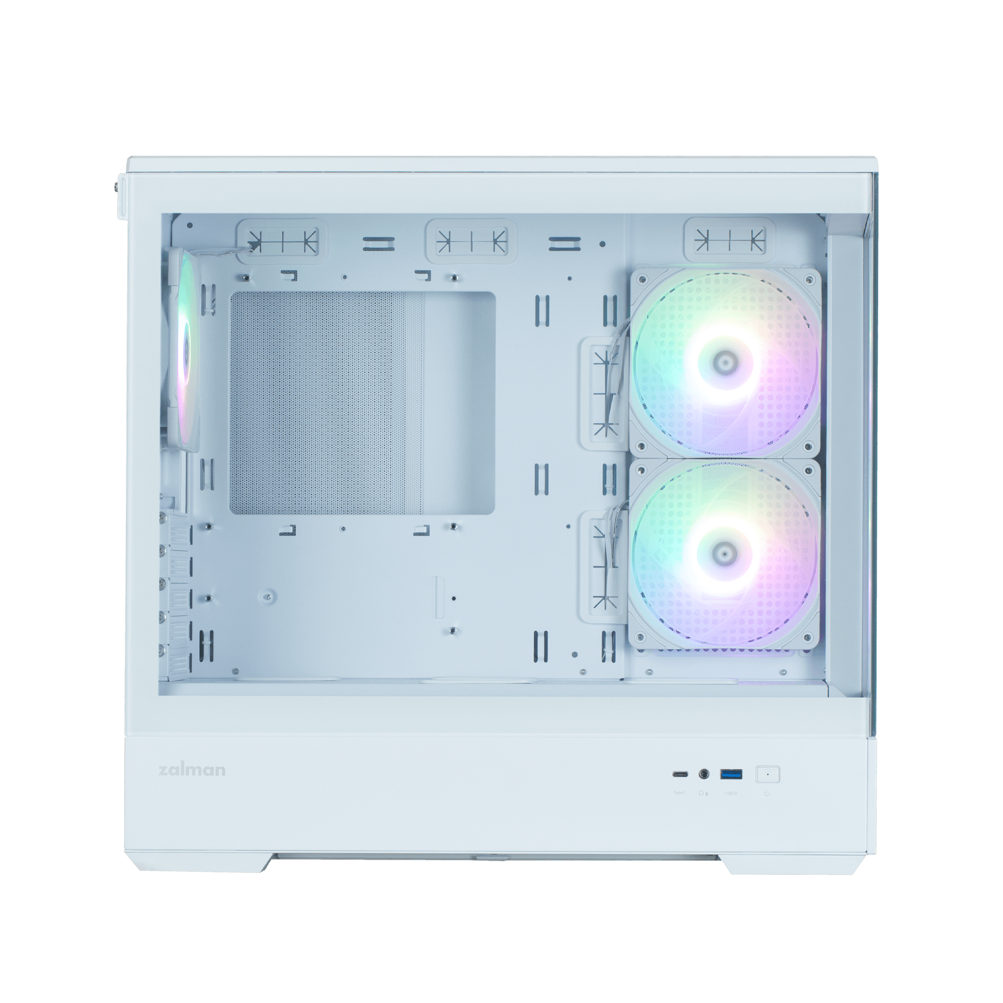 CASING ZALMAN P30 V2 MINI TOWER WHITE (Fan Included) - mATX