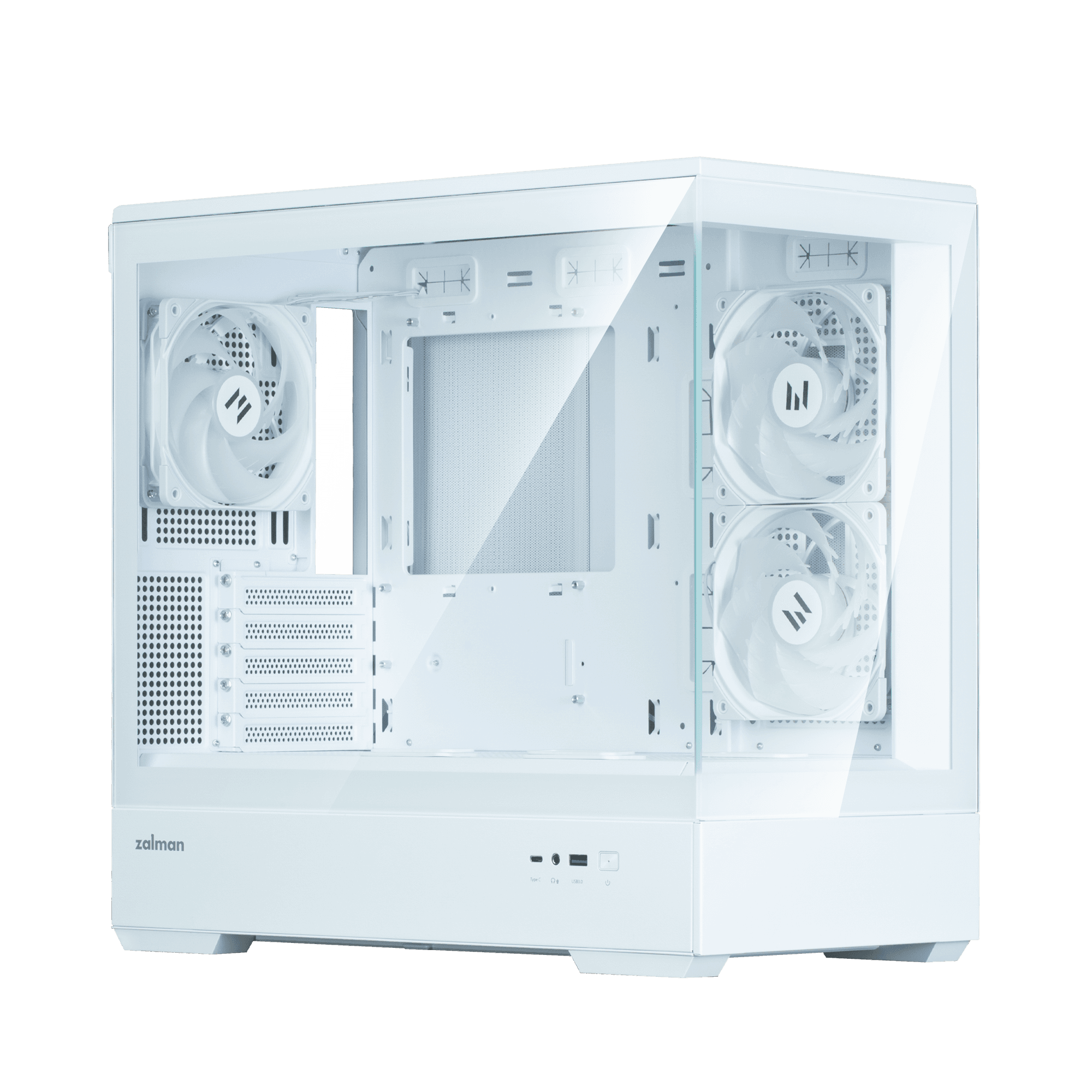 CASING ZALMAN P30 V2 MINI TOWER WHITE (Fan Included) - mATX