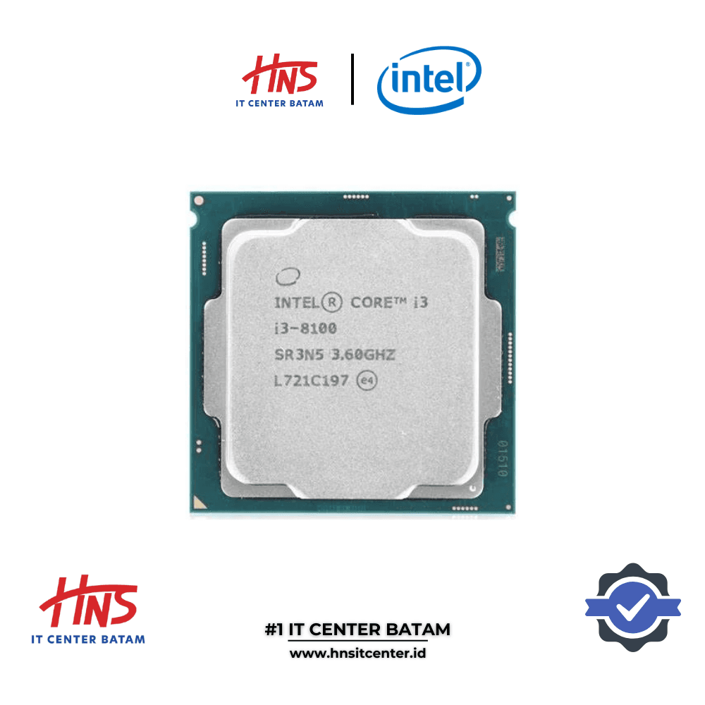 PROCESSOR INTEL I3-8100 TRAY 3.6GHz LGA1151