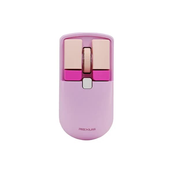 MOUSE REXUS QB400 OFFICE WIRELESS BLUETOOTH MOUSE — LILAC