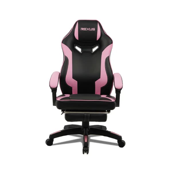 KURSI GAMING REXUS RGC R55 GAMING CHAIR WITH FOOTREST