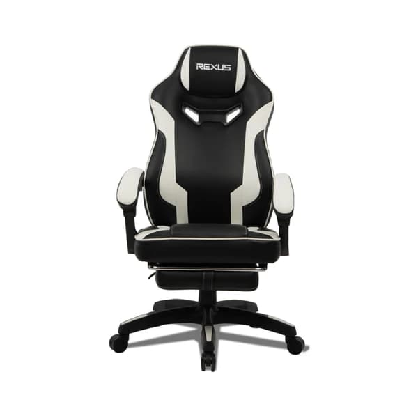 KURSI GAMING REXUS RGC R55 GAMING CHAIR WITH FOOTREST