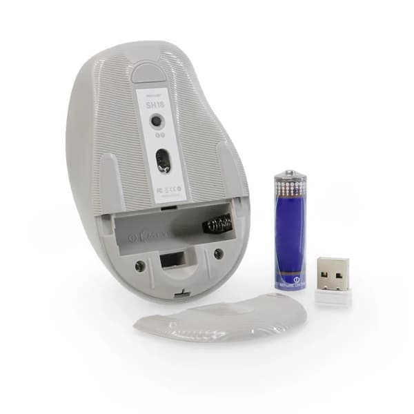 MOUSE REXUS SH18 OFFICE WIRELESS MOUSE DUAL CONNECTION 2.4Ghz AND BLUETOOTH