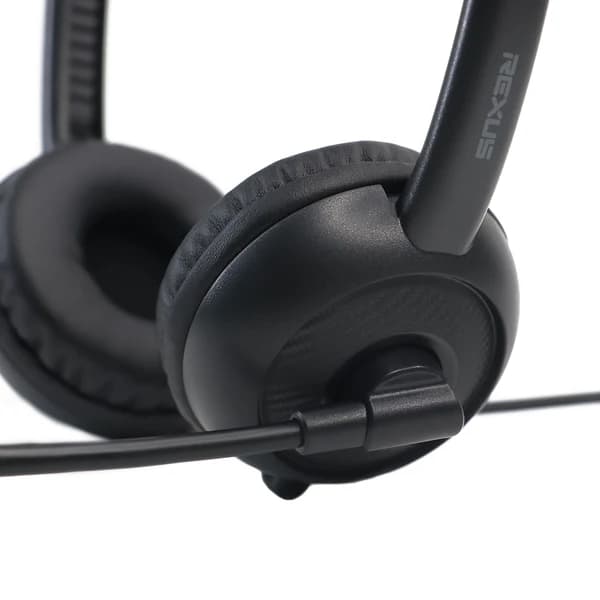 HEADSET REXUS WO1 HEADSET STEREO LIGHTWEIGHT - HEADBAND ADJUSTABLE & SINGLE JACK 3.5mm