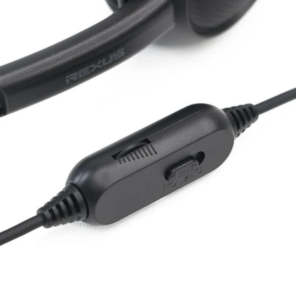 HEADSET REXUS WO1 HEADSET STEREO LIGHTWEIGHT - HEADBAND ADJUSTABLE & SINGLE JACK 3.5mm