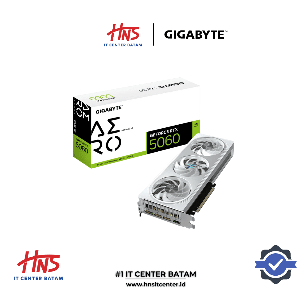 VGA CARD GIGABYTE RTX 5060 8GB AERO OC GDDR7