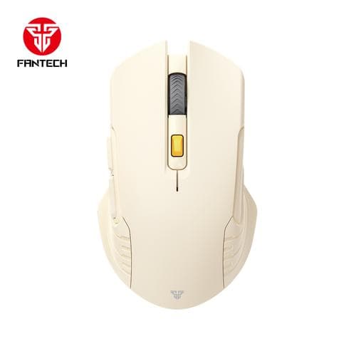 MOUSE FANTECH RAIGOR III WG12R WIRELESS RECHARGEABLE DUAL CONNECTION — BEIGE