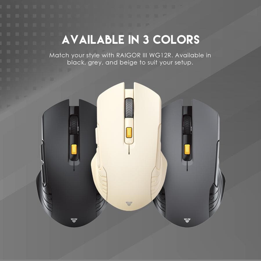 MOUSE FANTECH RAIGOR III WG12R WIRELESS RECHARGEABLE DUAL CONNECTION