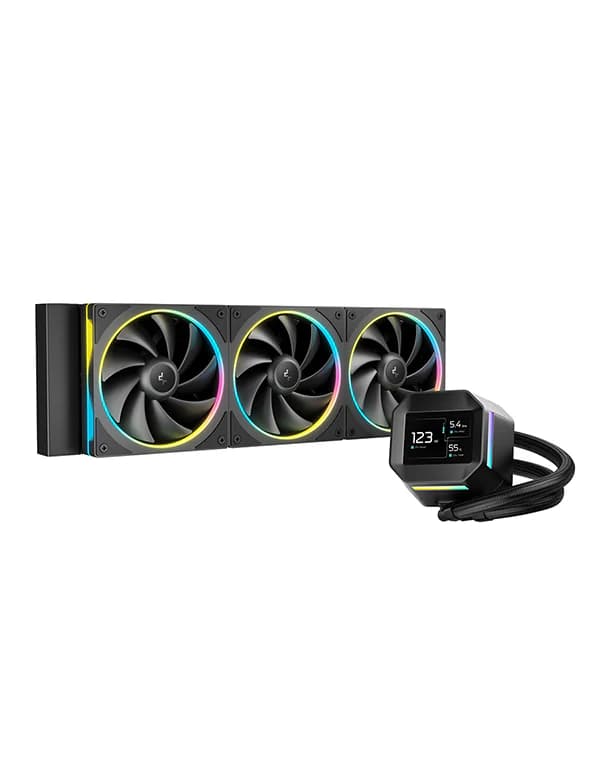 LIQUID COOLER DEEPCOOL LM360 SCREEN - BLACK & WHITE