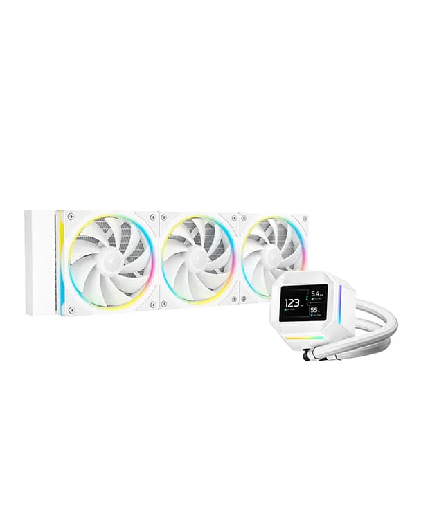 LIQUID COOLER DEEPCOOL LM360 SCREEN - BLACK & WHITE