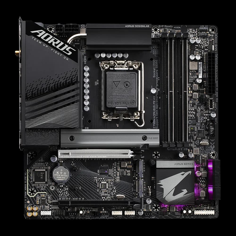 MOTHERBOARD AORUS Z790M ELITE AX LGA1700 DDR5 - mATX