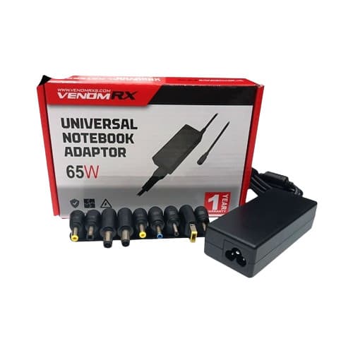 CHARGER LAPTOP UNIVERSAL VENOMRX 65W