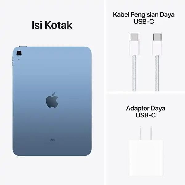 IPAD APPLE 11 2025 A16 128GB WIFI 11 INCH RESMI INDONESIA IBOX