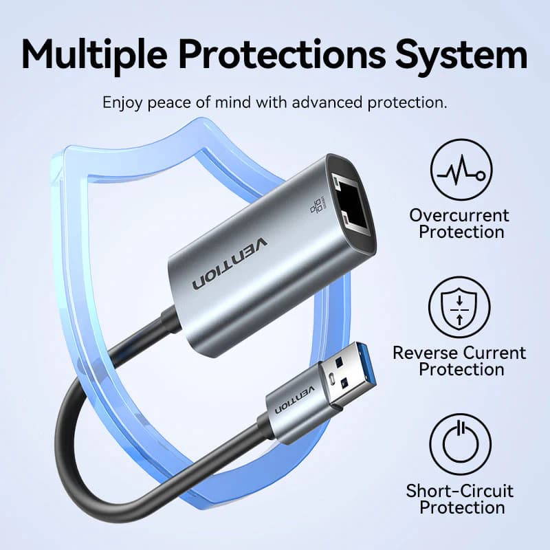 VENTION USB-A TO GIGABIT ETHERNET ADAPTER 0.15m (CEZHB)