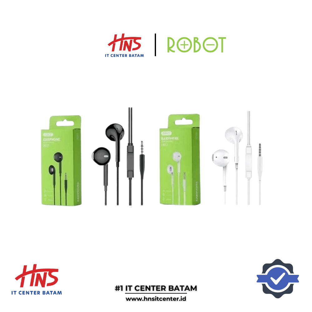 EARPHONE ROBOT RE10 KABEL WITH SEMI IN-EAR