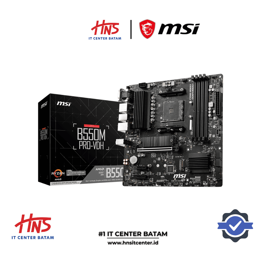 MOTHERBOARD MSI B550M PRO-VDH AM4 DDR4 - mATX