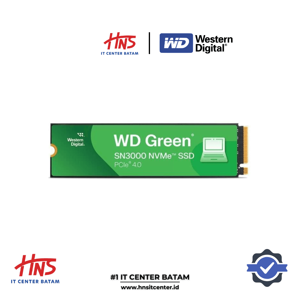 SSD NVME WD GREEN SN3000 GEN 4.0 - (500GB - 1TB)