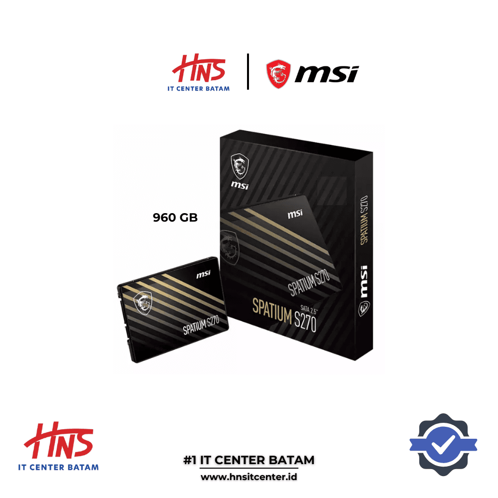 SSD SATA MSI SPATIUM S270 SATA 2.5″ – 960GB
