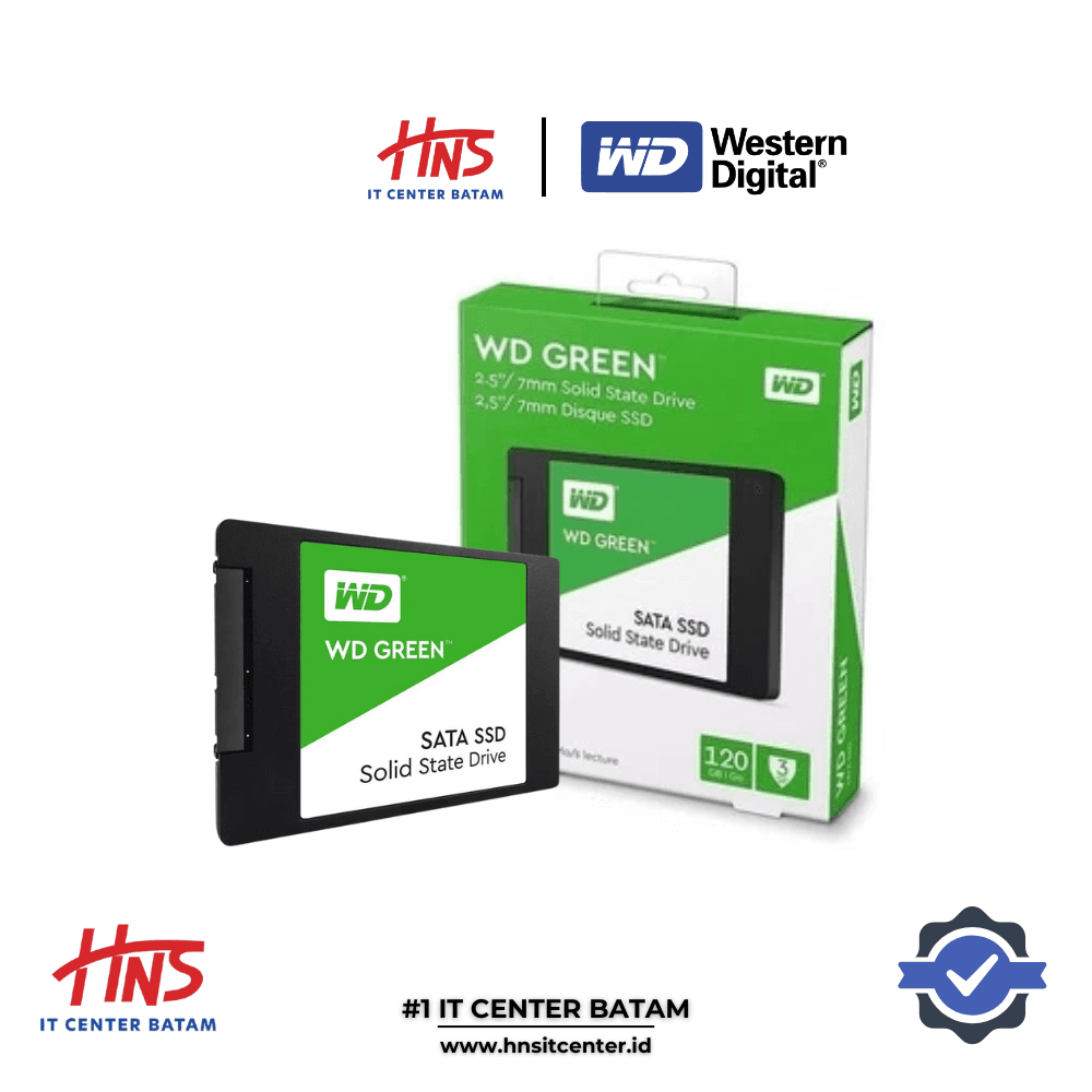 SSD SATA WESTERN DIGITAL GREEN 2.5" 7mm - (250GB - 500GB - 1TB)