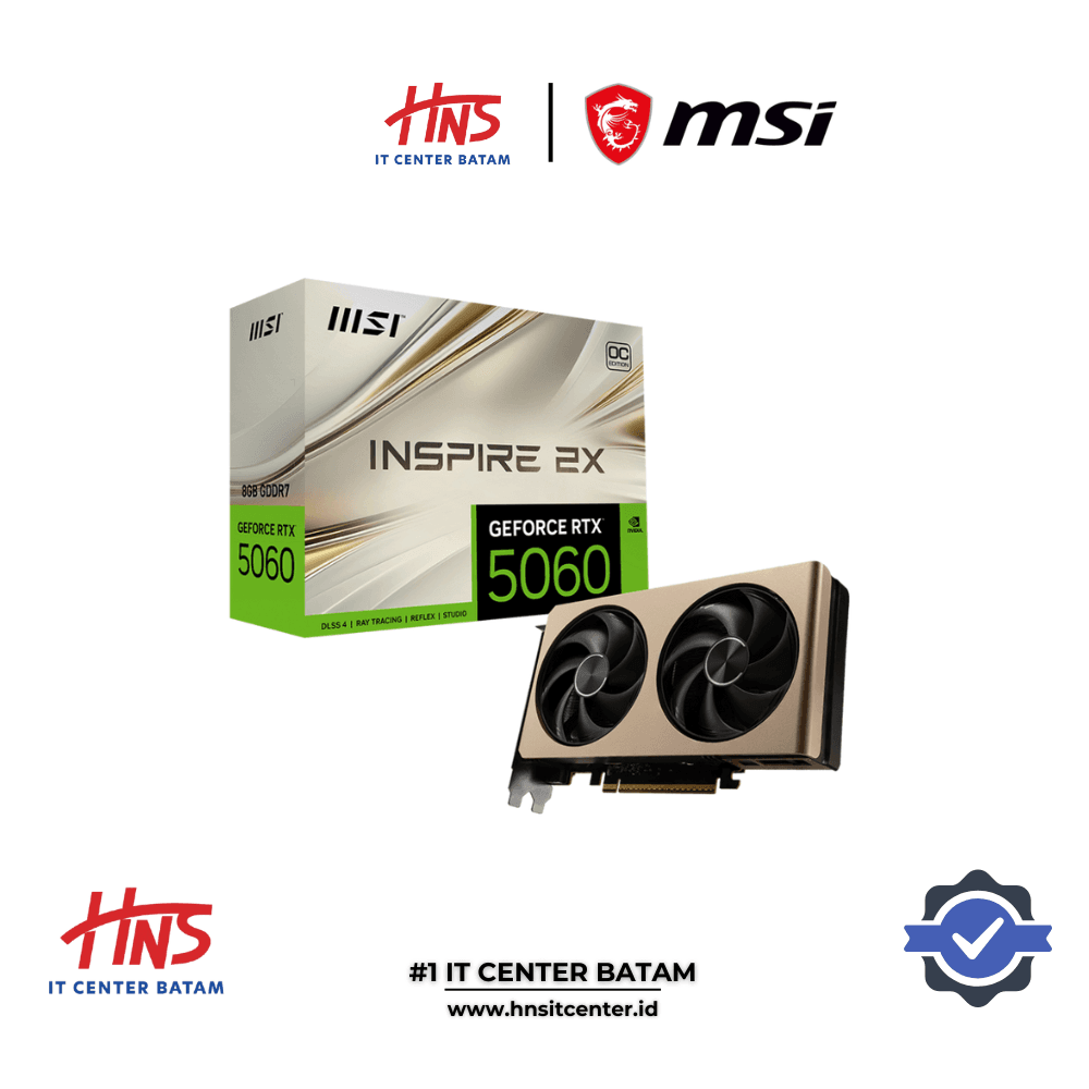 VGA CARD MSI INSPIRE 2X RTX 5060 8GB OC EDITION GDDR7