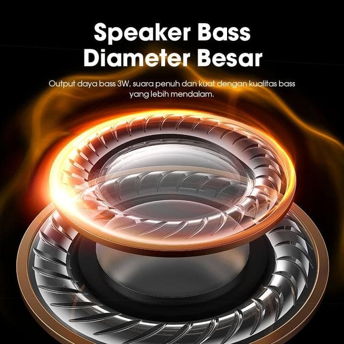 SPEAKER ACOME A22 SUPER BASS MINI SPEAKER BLUETOOTH 5.3 RGB LED CRYSTAL LIGHT