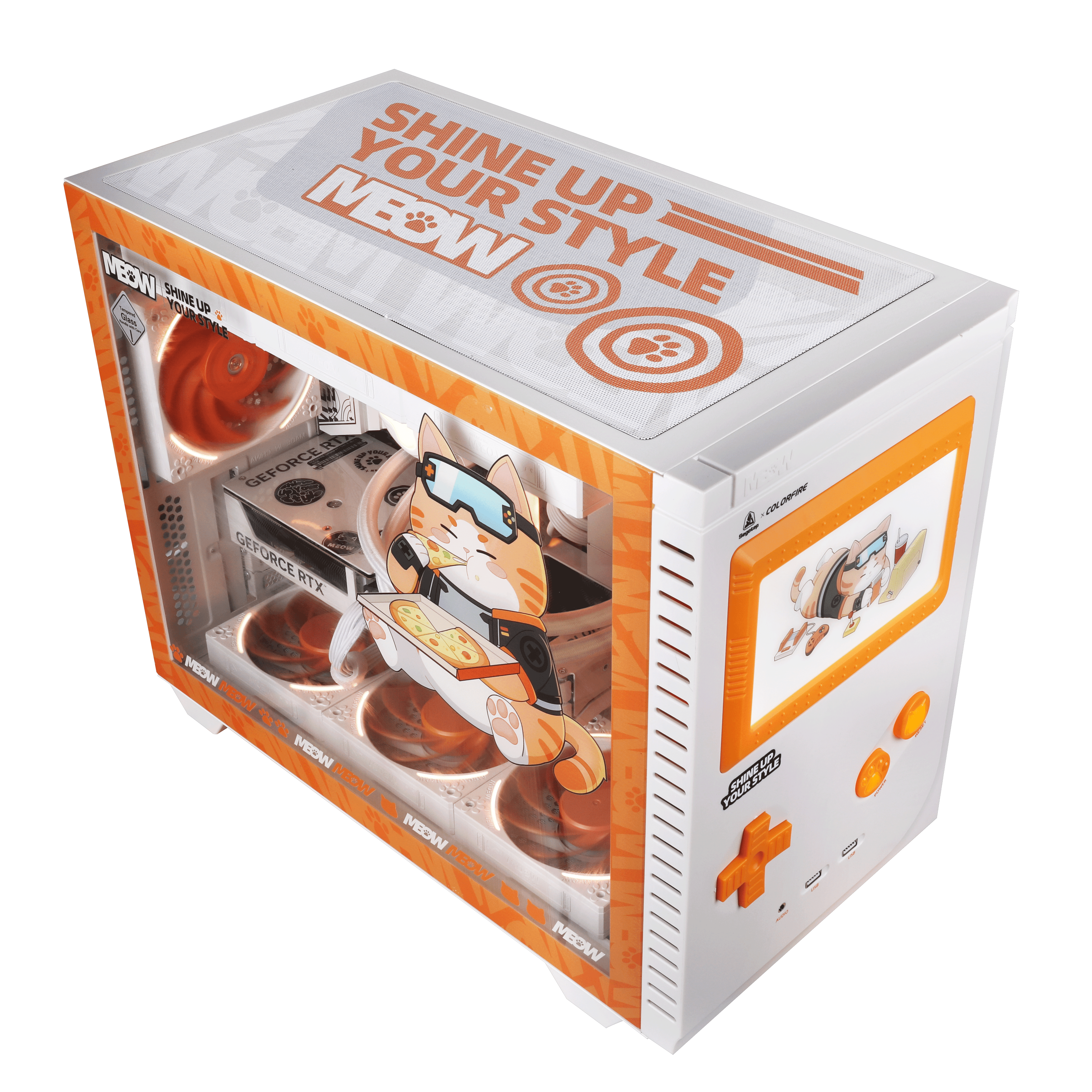1-SET PC GAMING COLORFUL COLORFIRE MEOW-X LIMITED EDITION – mATX