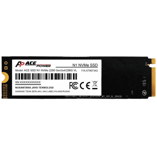 SSD NVME ACE POWER N1 GEN 3.0 - (512GB - 1TB)