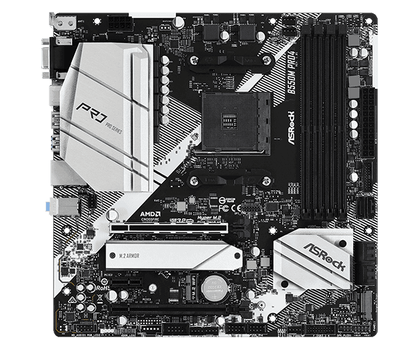 MOTHERBOARD ASROCK B550M PRO4 AM4 DDR4 - mATX