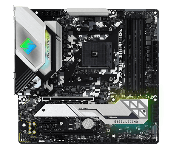 MOTHERBOARD ASROCK B550M STEEL LEGEND AM4 DDR4 - mATX