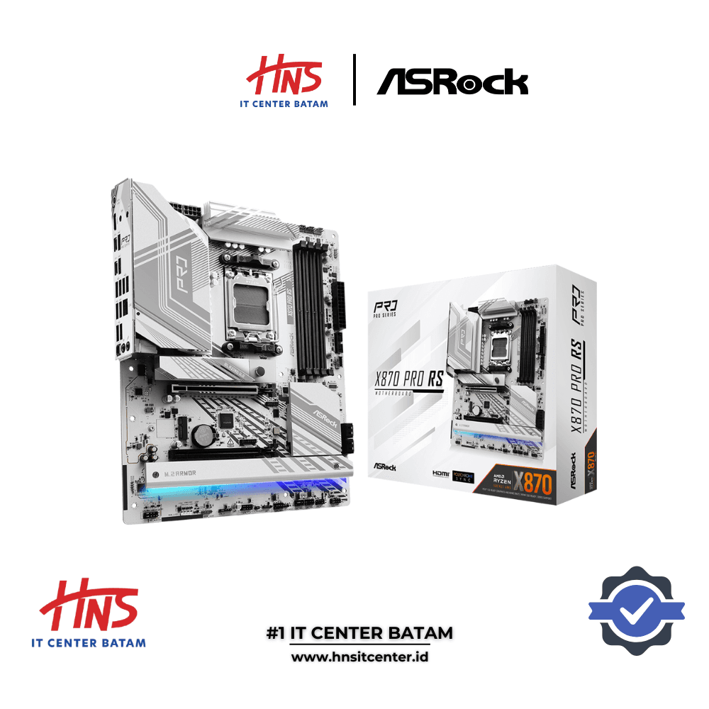 MOTHERBOARD ASROCK X870 PRO RS AM5 DDR5 - mATX