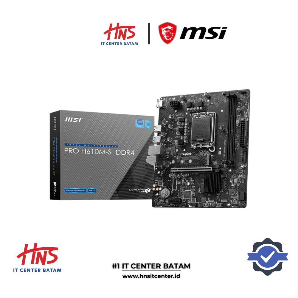 MOTHERBOARD MSI PRO H610M-S LGA1700 DDR4 - mATX
