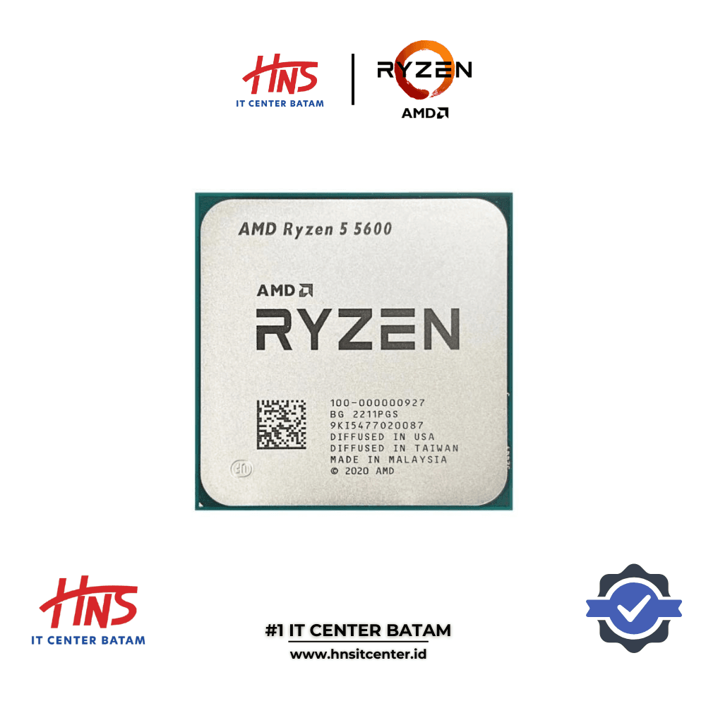 PROCESSOR AMD RYZEN 5 5600 3.5 Ghz AM4 TRAY