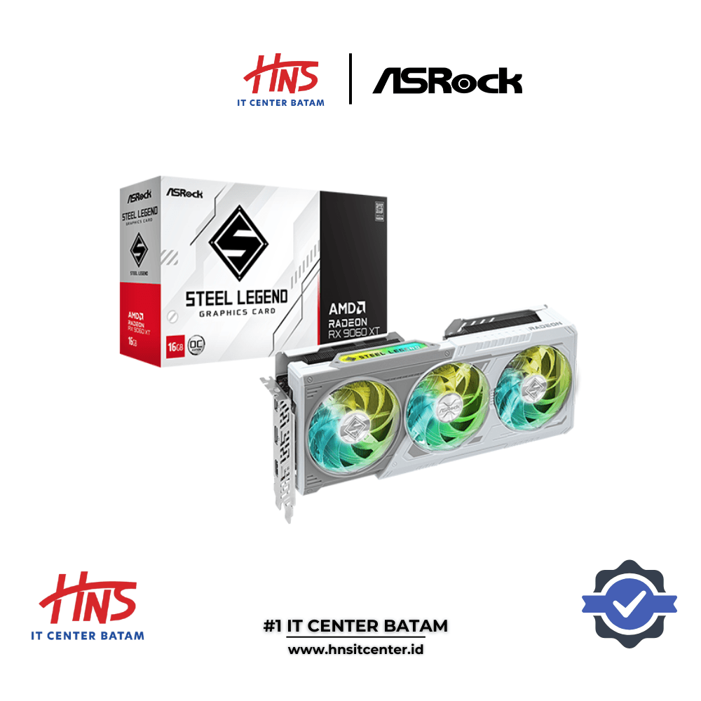VGA CARD ASROCK RX 9060 XT 16GB STEEL LEGEND OC GDDR6