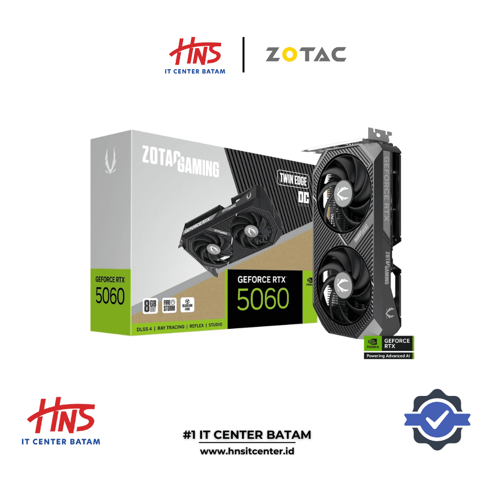 VGA CARD ZOTAC RTX 5060 8GB TWIN EDGE OC EDITION GDDR7