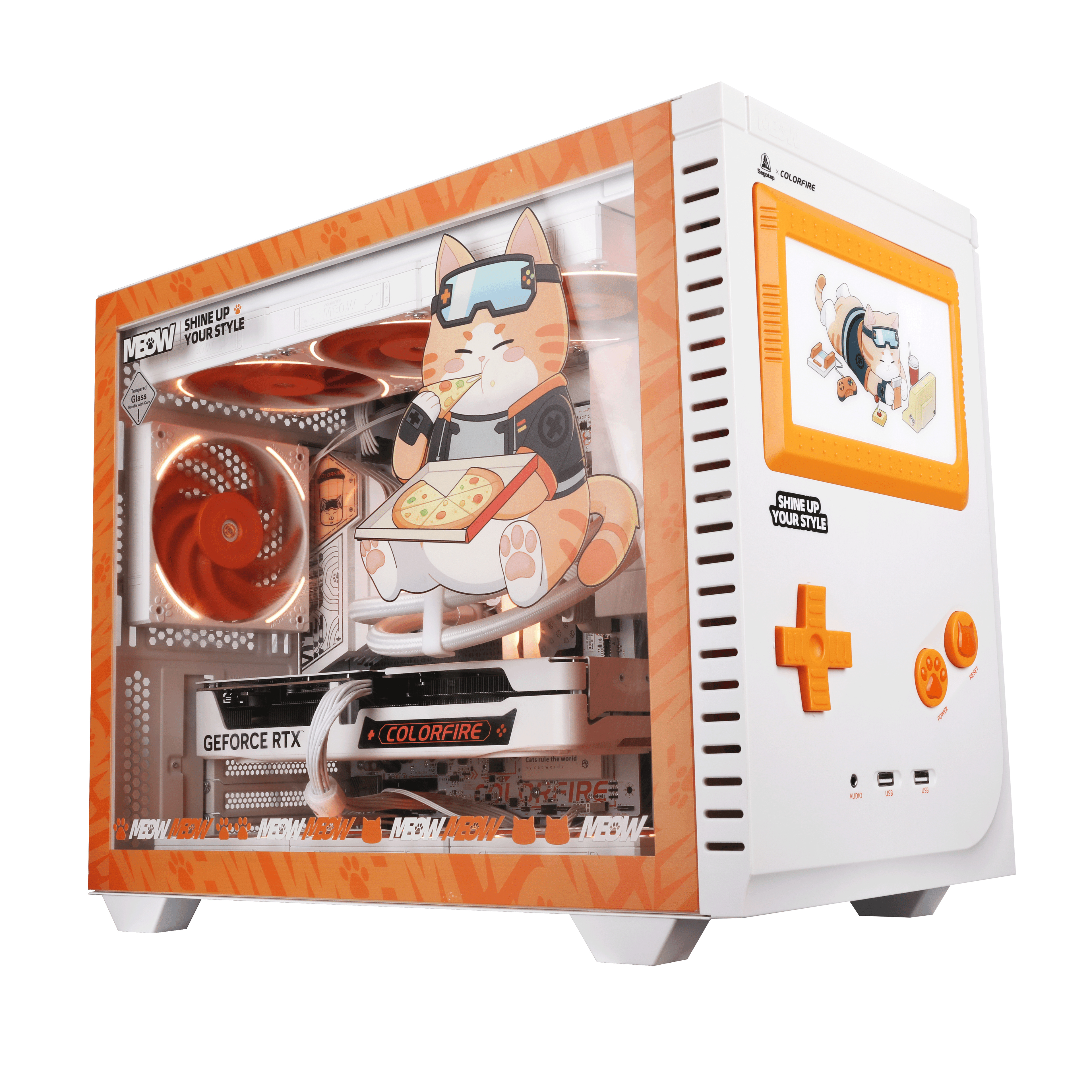 1-SET PC GAMING COLORFUL COLORFIRE MEOW-X LIMITED EDITION – mATX