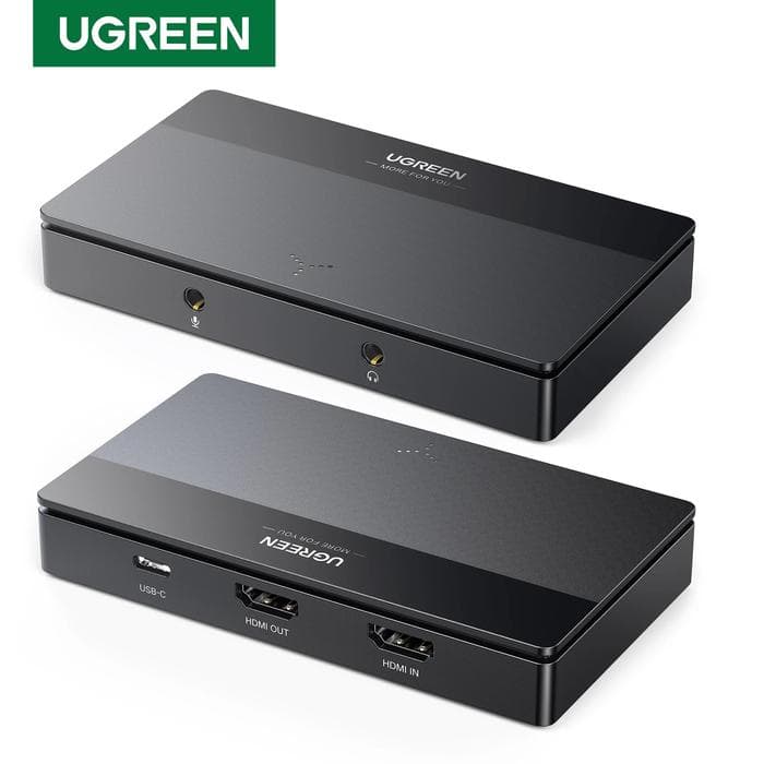 UGREEN VIDEO CAPTURE HDMI HD 4K 60HZ GAME VIDEO LIVE STREAMING - (15390A)
