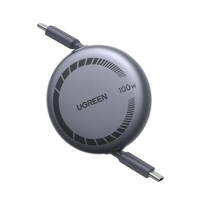 UGREEN NEXODE USB-C TO USB-C PD FAST CHARGING RETRACABLE 100W 1M - (65905)
