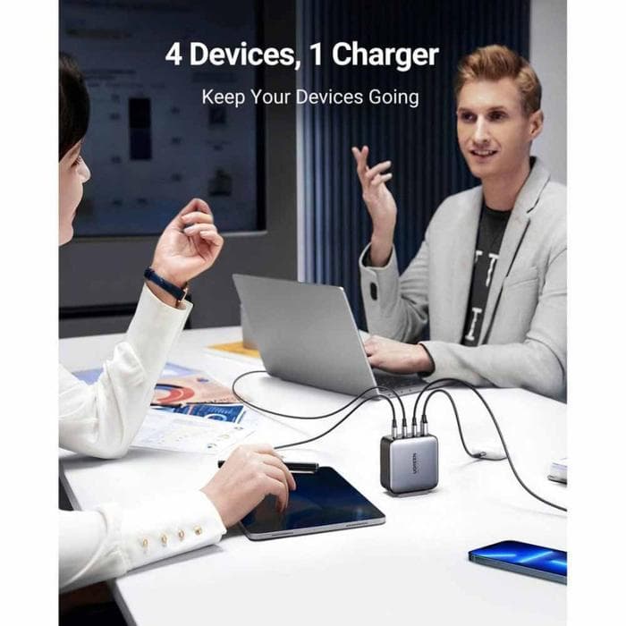 UGREEN CHARGER FAST CHARGING 100W GaN NEXODE TYPE C USB A MULTI PORT PD - 90575