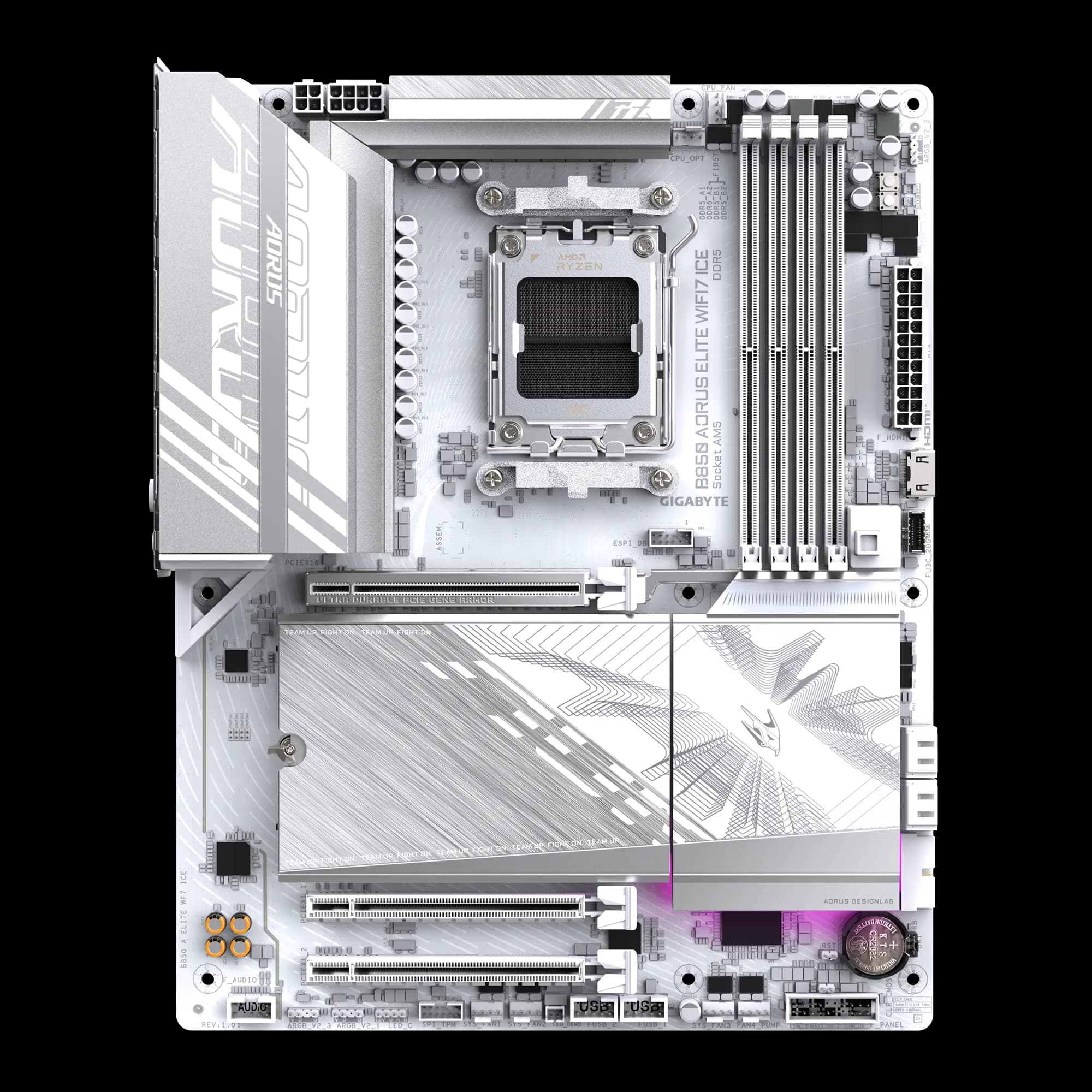 MOTHERBOARD AORUS B850 ELITE WIFI7 ICE AM5 DDR5 - ATX