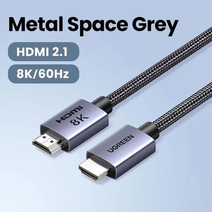 UGREEN HDMI CABLE 8K MALE TO MALE 10M BRAIDED - (25914)