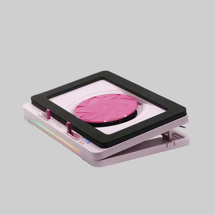 REXUS B400 FROST COOLING PAD LAPTOP BREEZE RGB - PENDINGIN LAPTOP 2400RPM TYPE-C