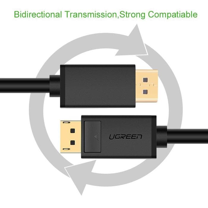 UGREEN DP MALE TO DP MALE 4K CABLE 2M - (10211)