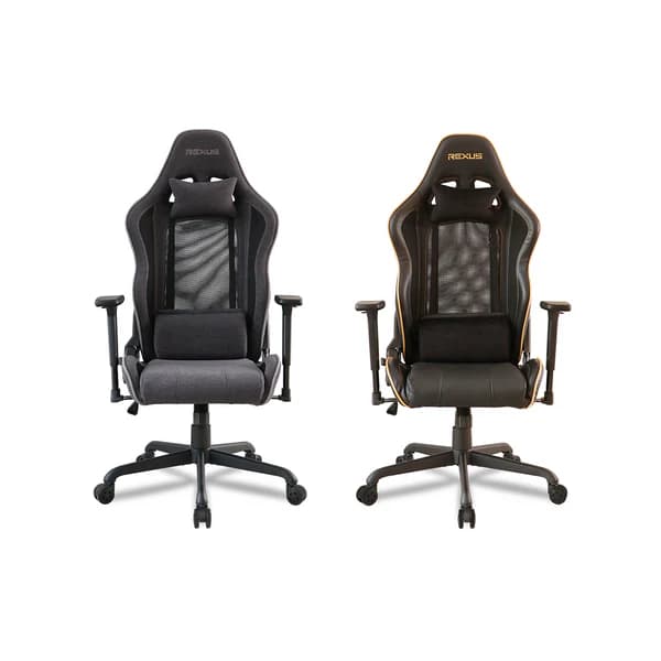 KURSI REXUS GAMING RGC-105 GAMING AND OFFICE 2-IN-1 SANDARAN 180°