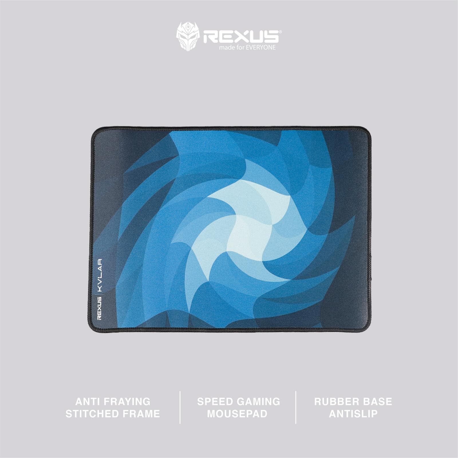 REXUS MOUSEPAD KVLAR T6 SPEED EDITION M BLUE STANDARD